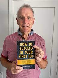 Colman Collins with his recent published book 'How to Succeed in your First Job'