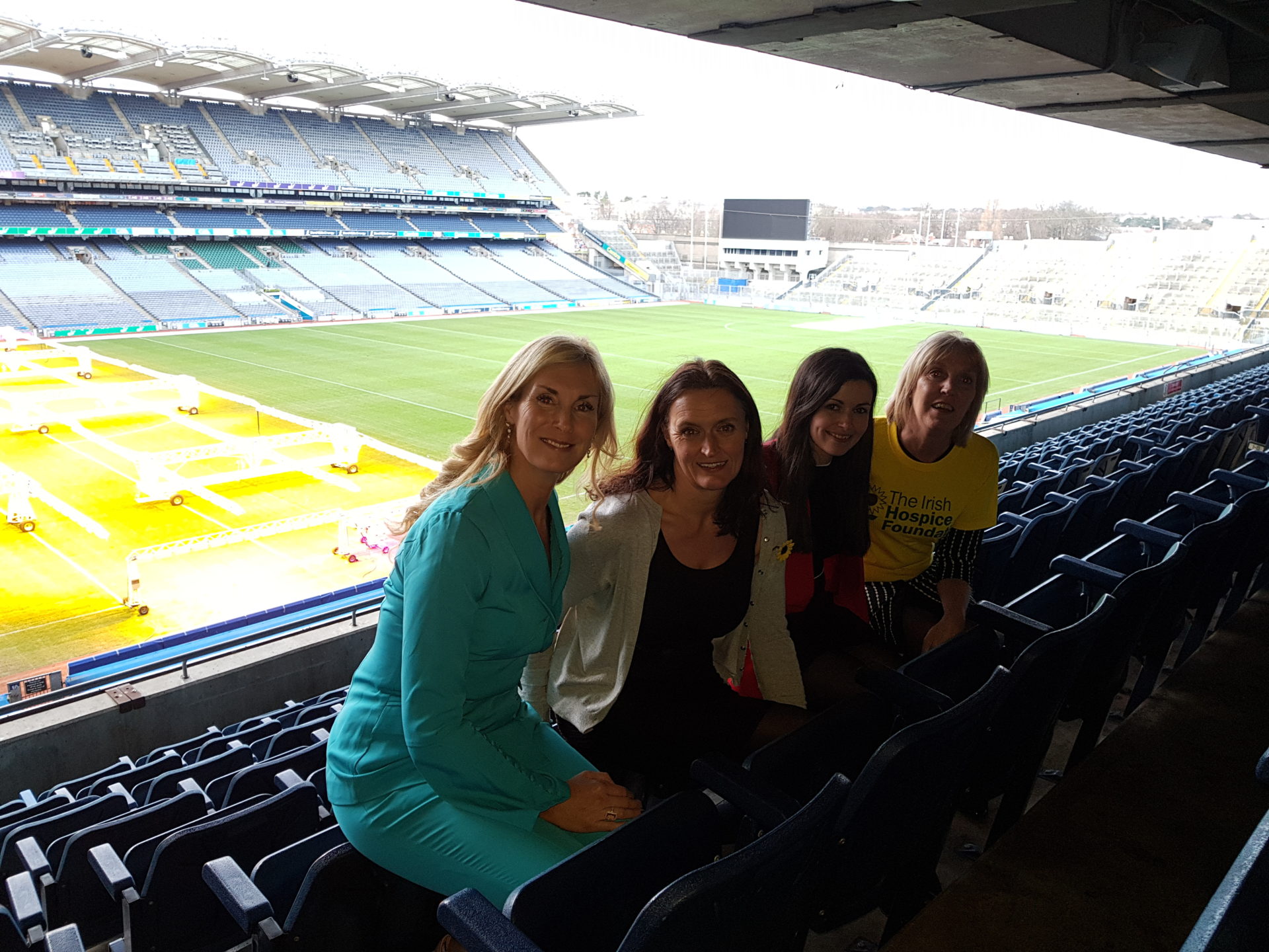 Michelle Murphy, Christina Hunt and The Irish Hospice Foundation Representatives