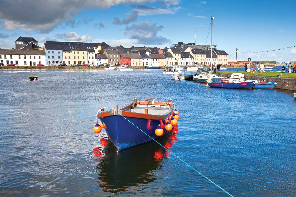 Boat on the water, Claddagh, Co. Galway